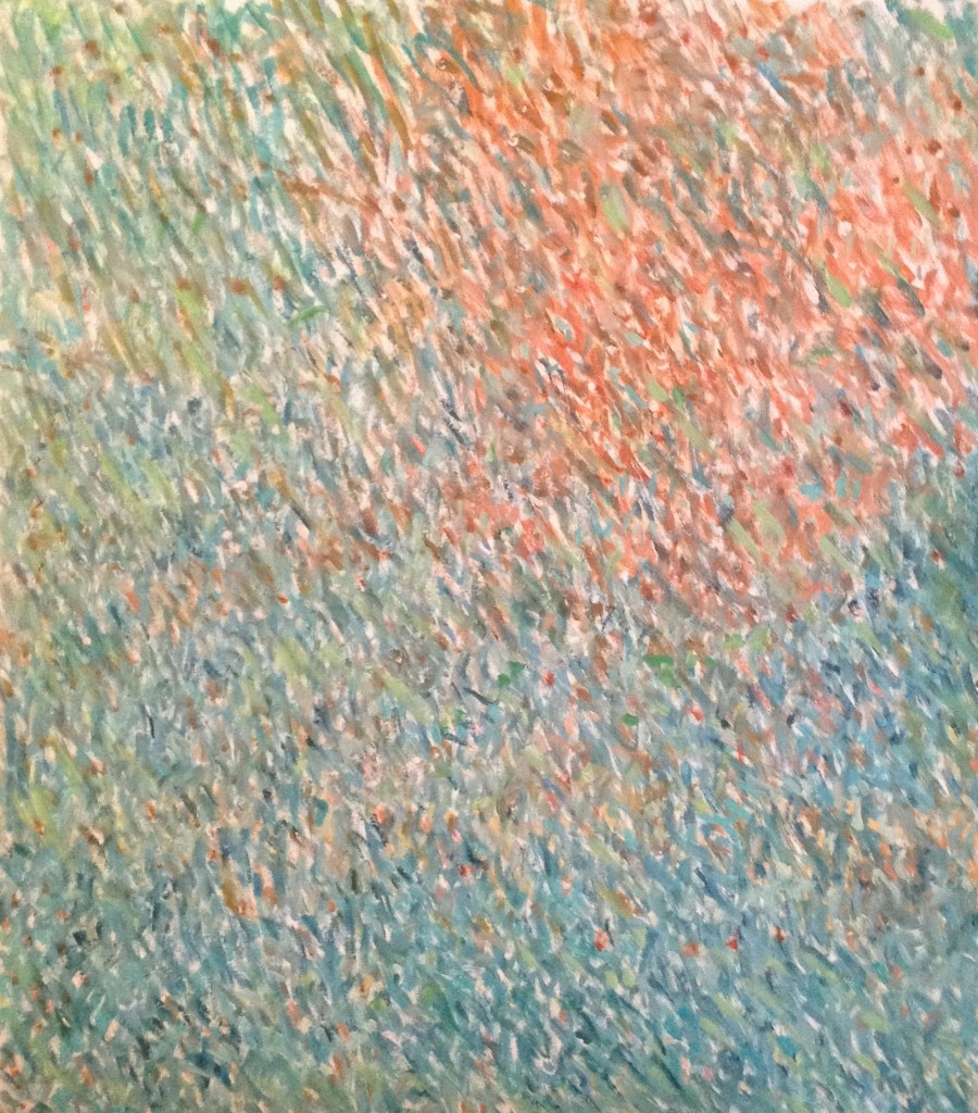 Astratto di Gigi Busato- Opera pittura olio su tela, collezione di famiglia